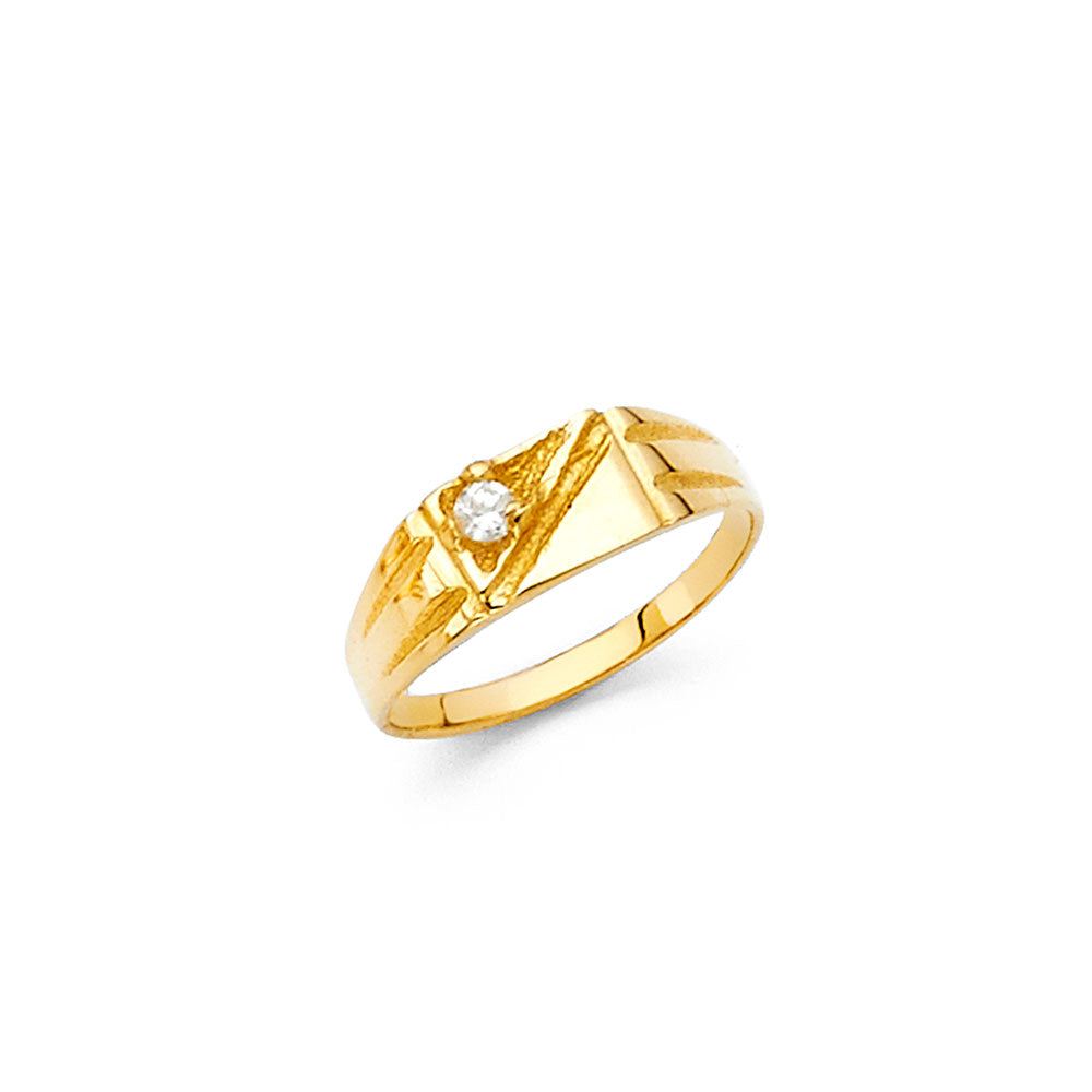 CZ Rings & Baby Rings - 14K Gold - RG499