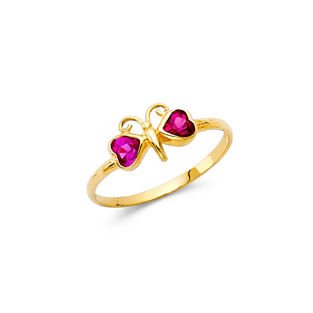 Baby CZ Rings - 14K Gold - RG542