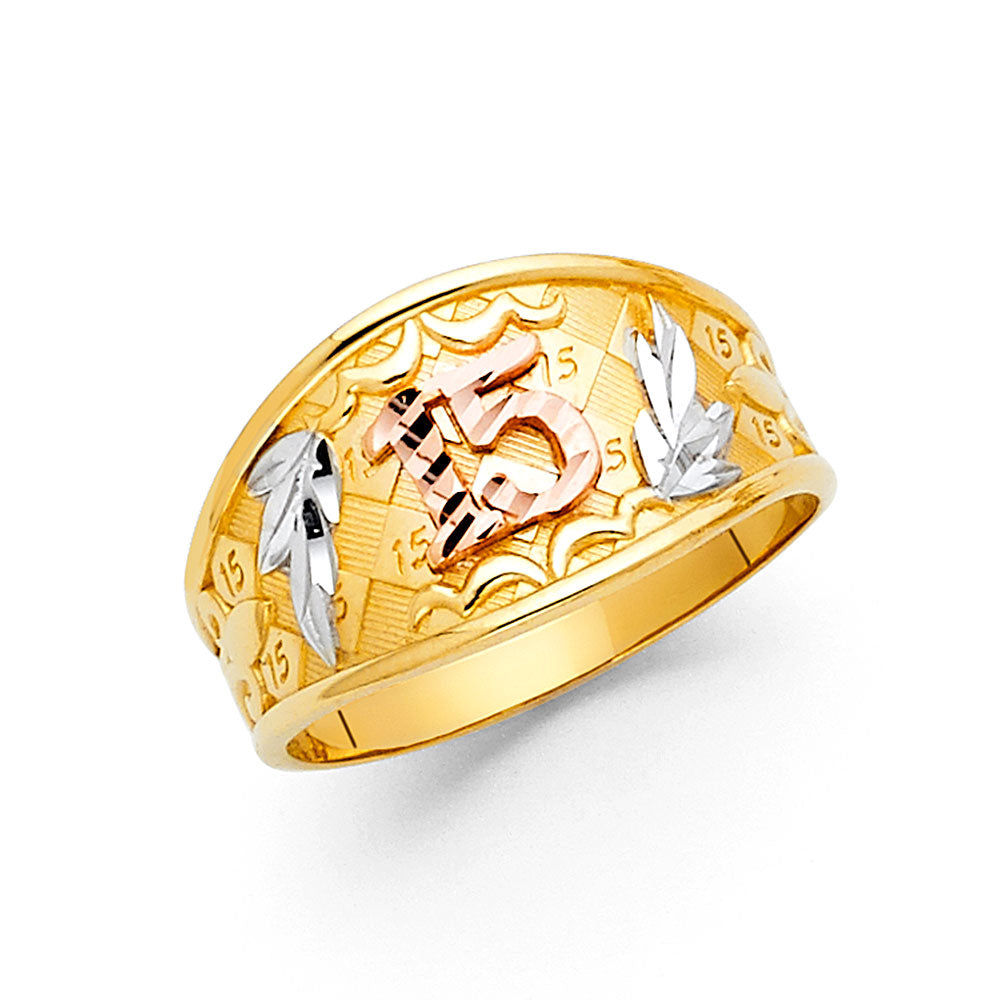15 Años Rings - 14K Gold - RG652