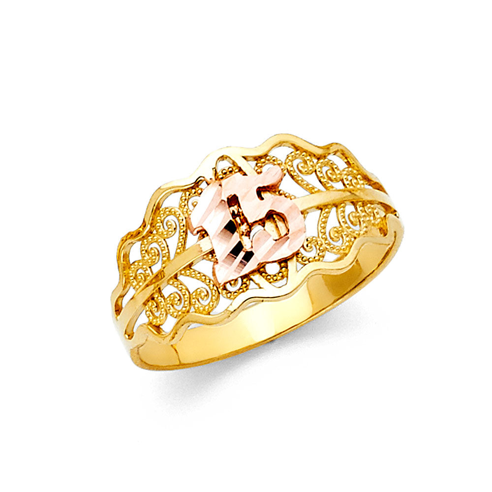 15 Años Rings - 14K Gold - RG657