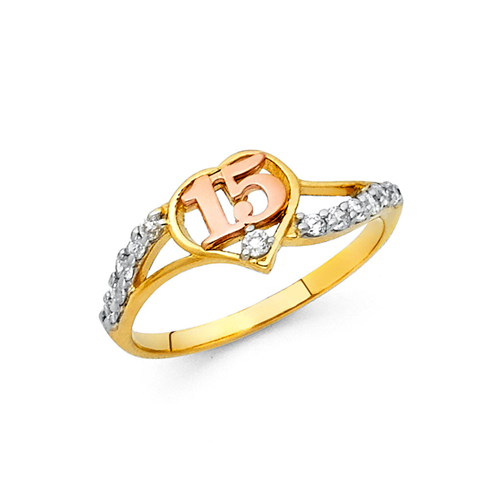 15 Años Rings - 14K Gold - RG666