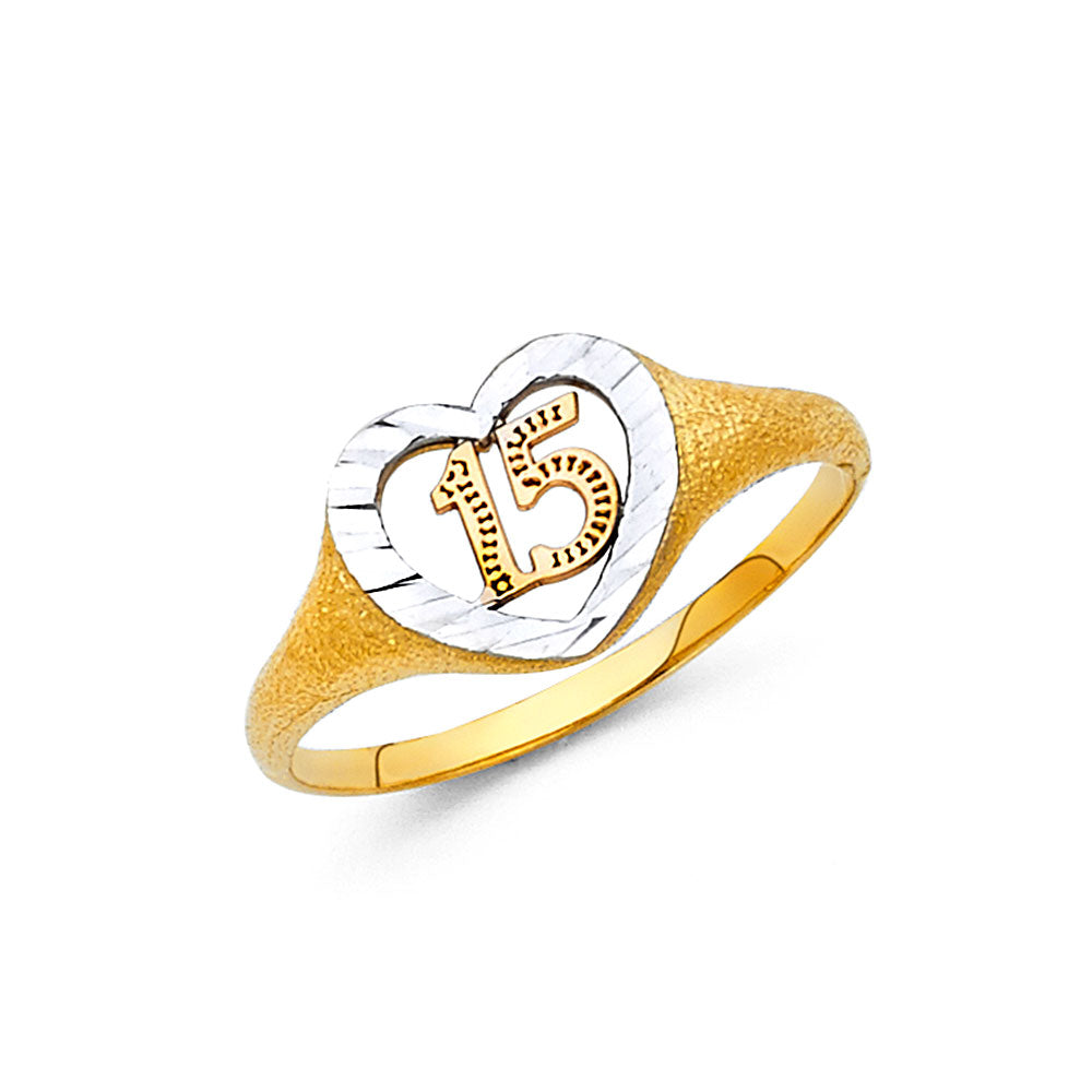 15 Años Rings - 14K Gold - RG667