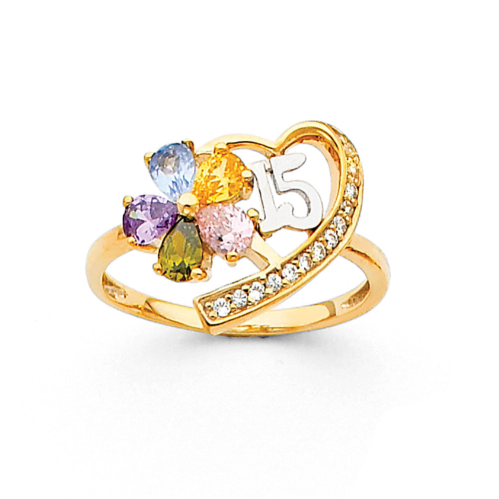 15 Años & Fancy Half Sets -14K GOLD - RG675, PT669
