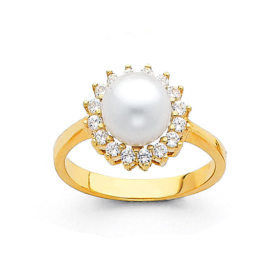 Pearl Collection - 14K GOLD - RG695, PT724, ER436