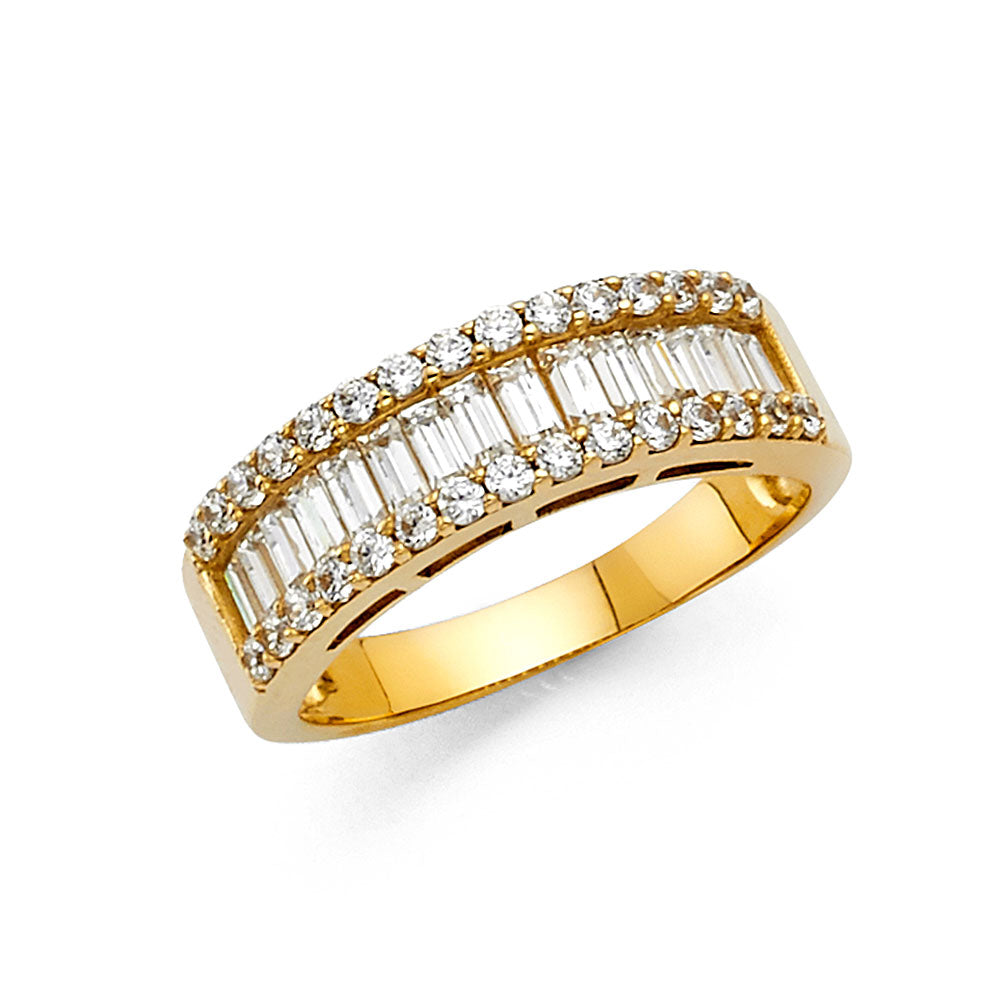 Fancy Rings & CZ Wedding Bands - 14K Gold - RG748