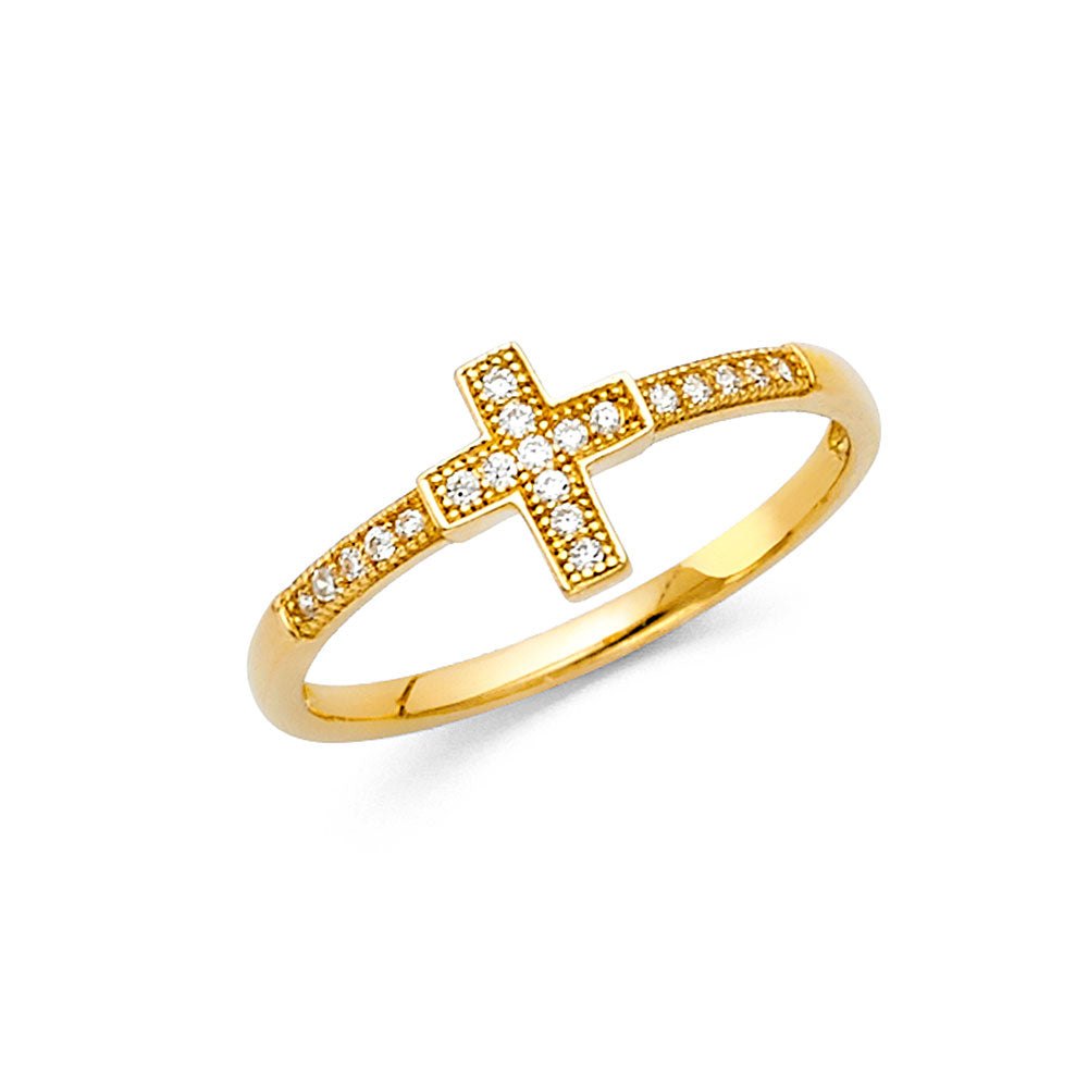 Fancy CZ Rings - 14K Gold - RG791