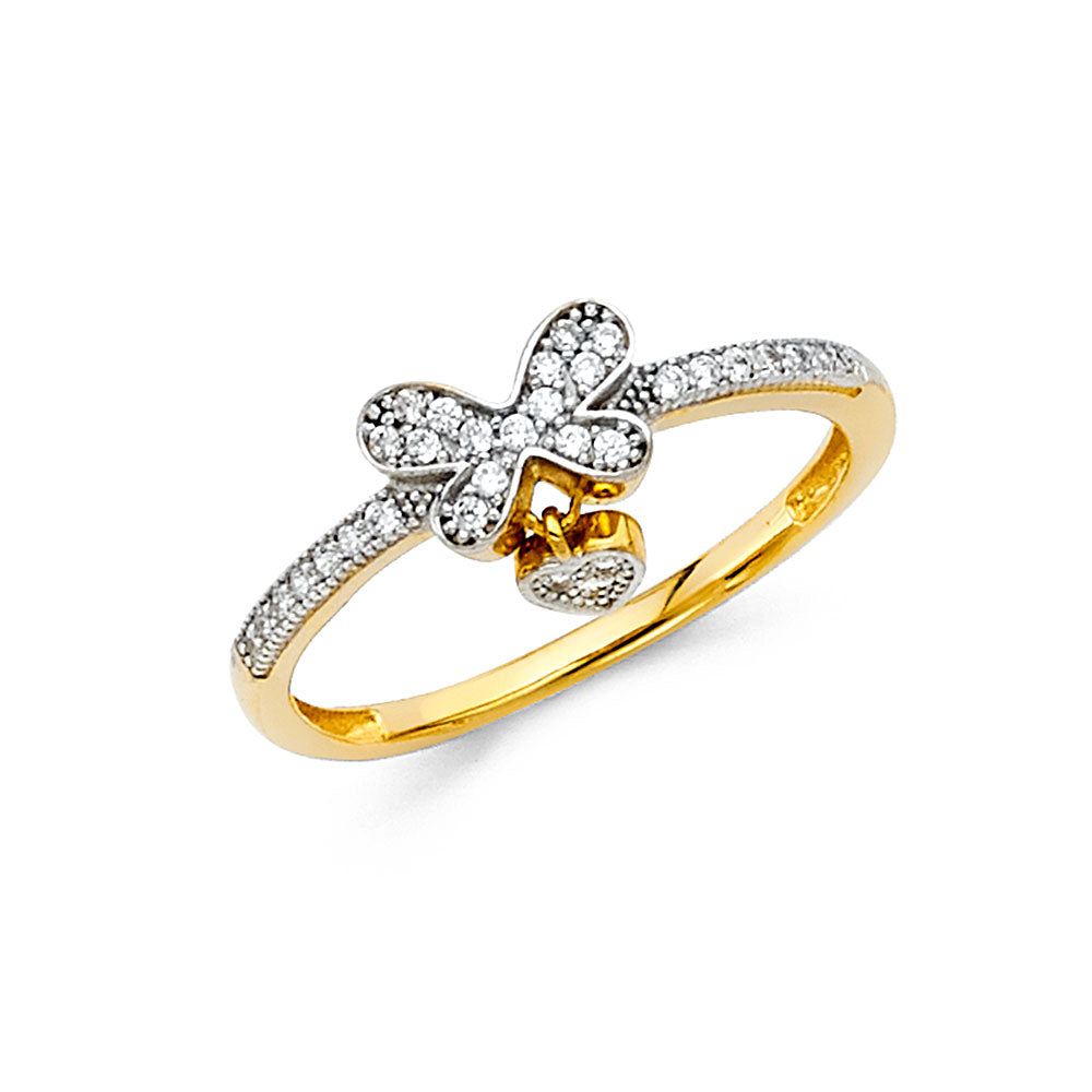 Fancy CZ Rings - 14K Gold - RG869