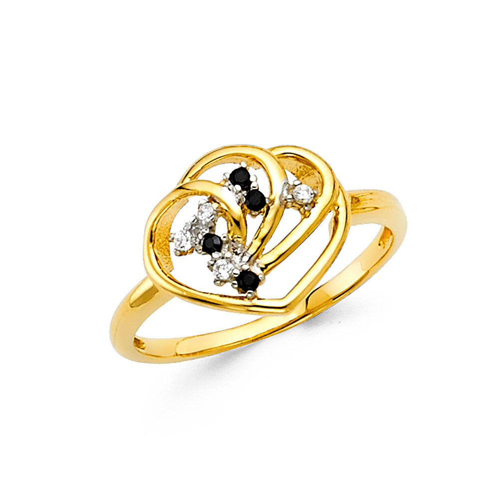 Fancy CZ Rings - 14K Gold - RG889
