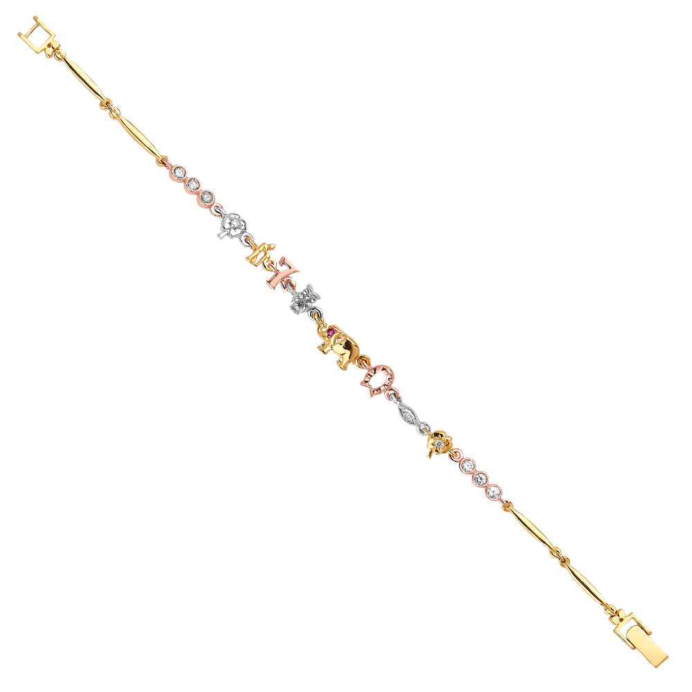 Bracelet - 14K GOLD - AB622