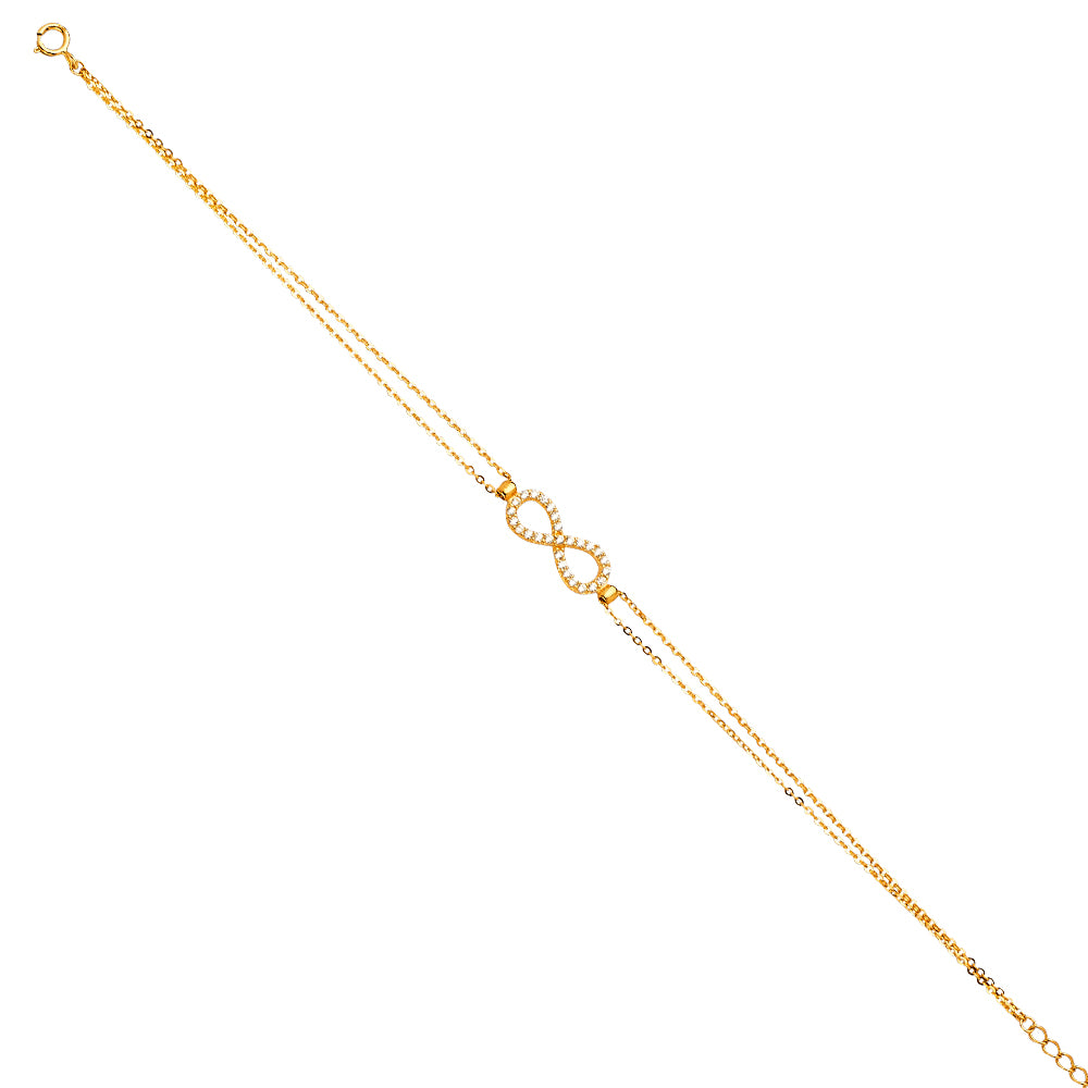 Light Fancy Bracelets - 14K GOLD - AB672