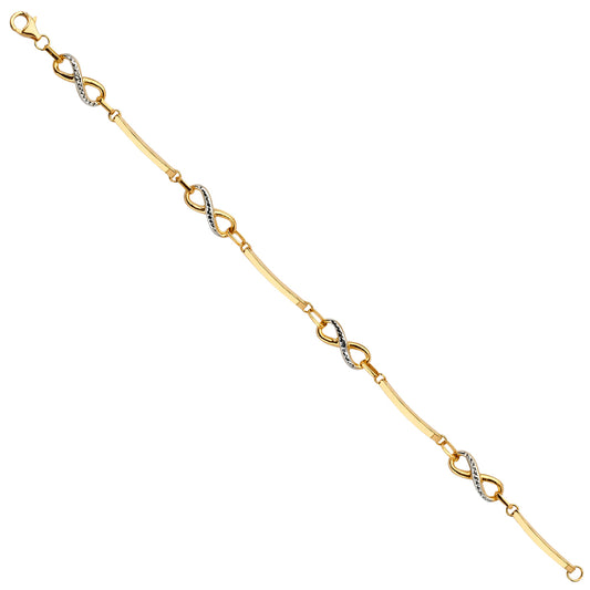Fancy Bracelets - 14K GOLD - AB684