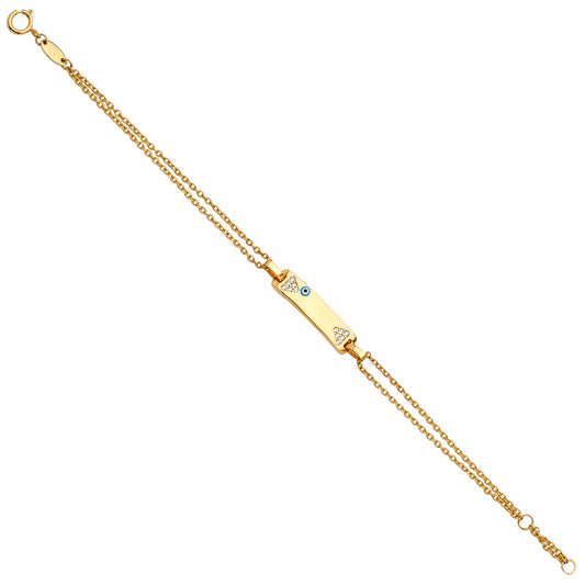 Baby ID Bracelets - 14K GOLD - AB697