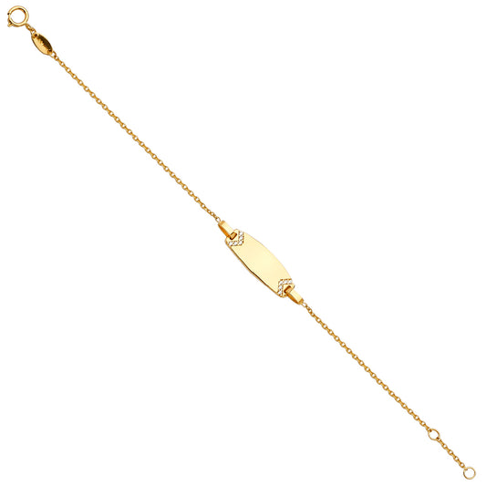 Baby ID Bracelets - 14K GOLD - AB698