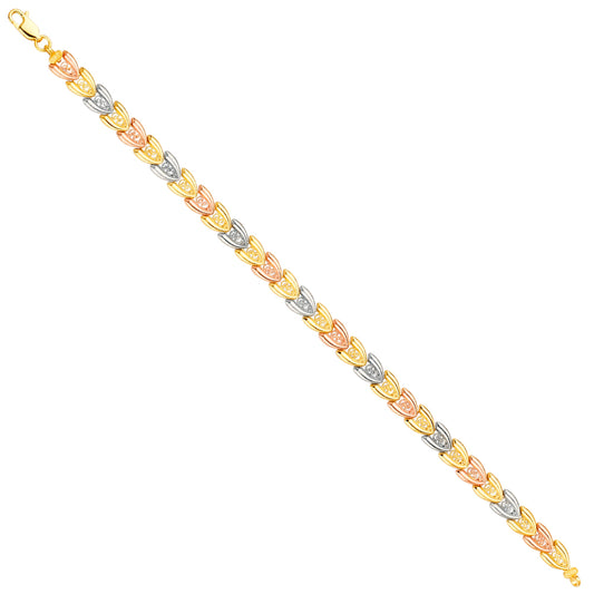Assorted Bracelets - 14K GOLD - AB727