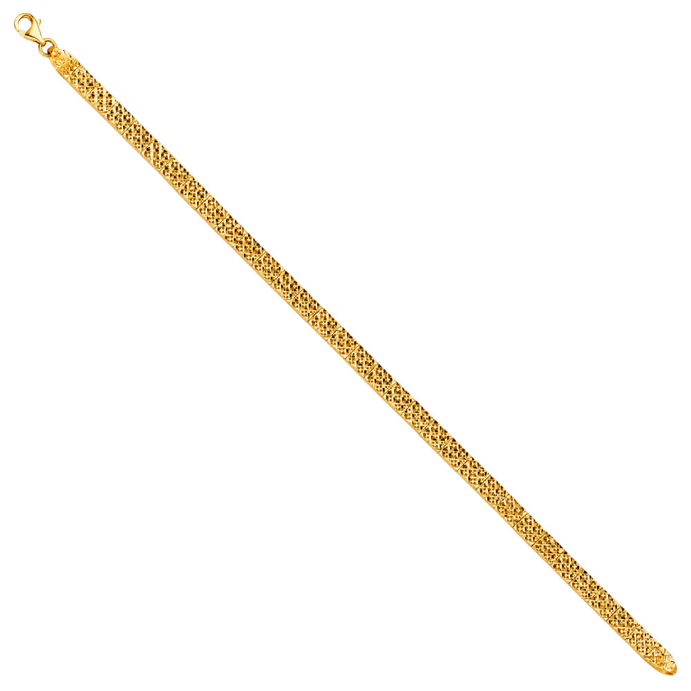 Stampato & Charm Bracelets - 14K GOLD - AB752