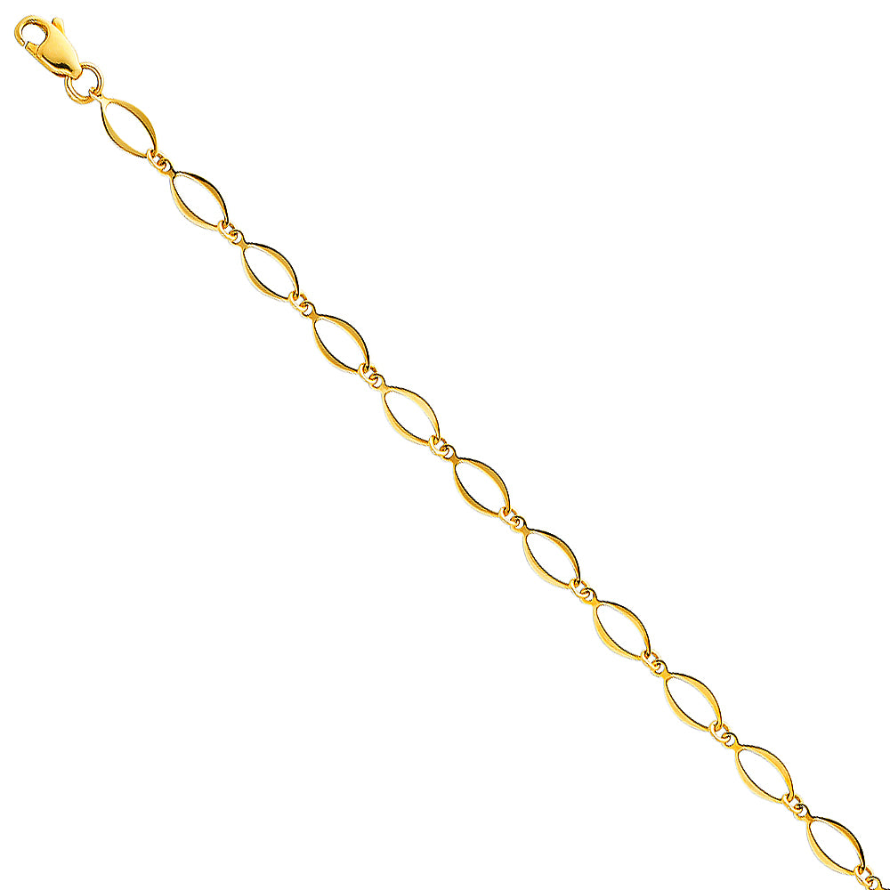 Fancy Bracelets - 14K GOLD - AB195