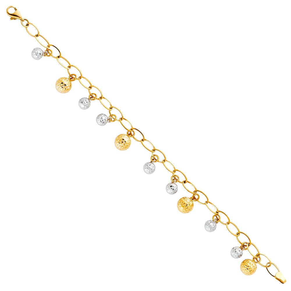 15 Años & Charm Bracelets - 14K GOLD - AB22