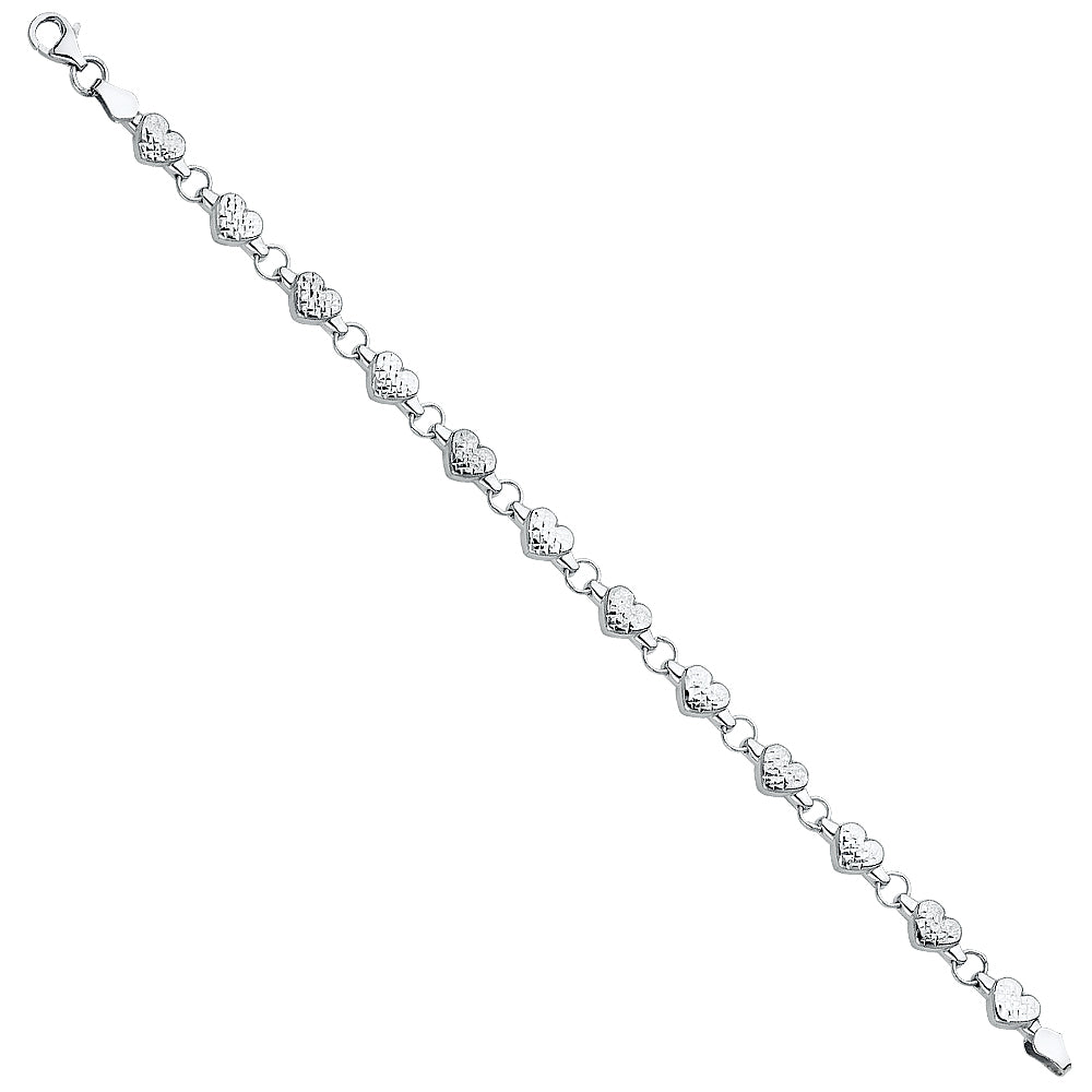 Stampato & Charm Bracelets - 14K GOLD - AB268