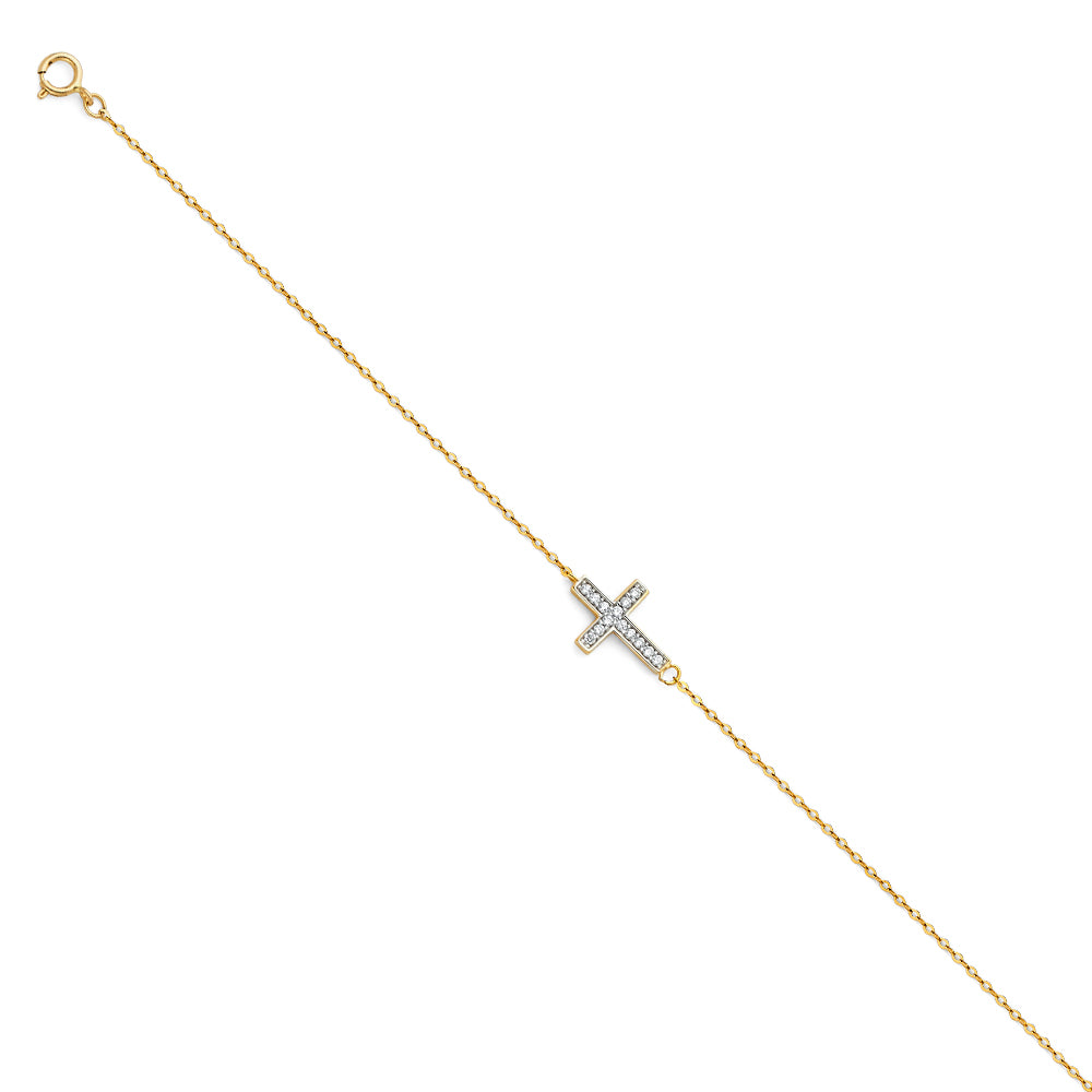 Light Fancy Bracelets - 14K GOLD - AB315