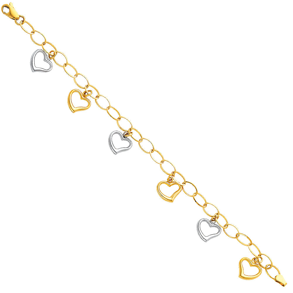 15 Años & Charm Bracelets - 14K GOLD - AB32