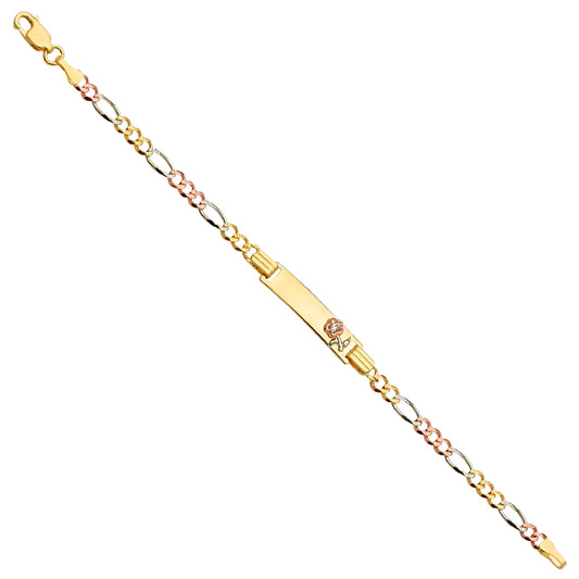 Baby ID Bracelets - 14K GOLD - AB339