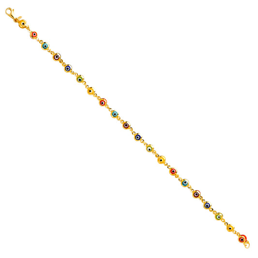 Evel Eye Bracelets - 14K GOLD - AB347