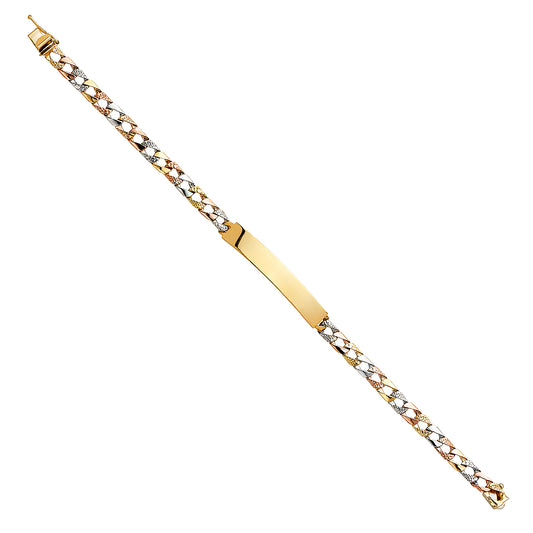 Men’s ID Bracelets - 14K GOLD - AB359