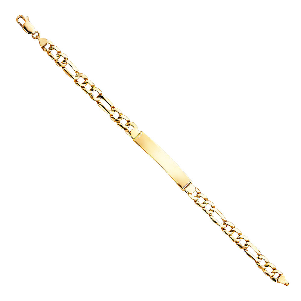 Men’s ID Bracelets - 14K GOLD - AB362