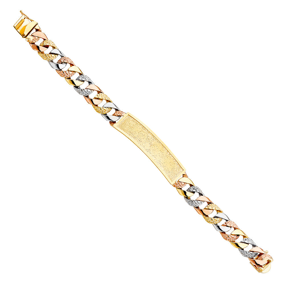 Men’s ID Bracelets - 14K GOLD - AB364