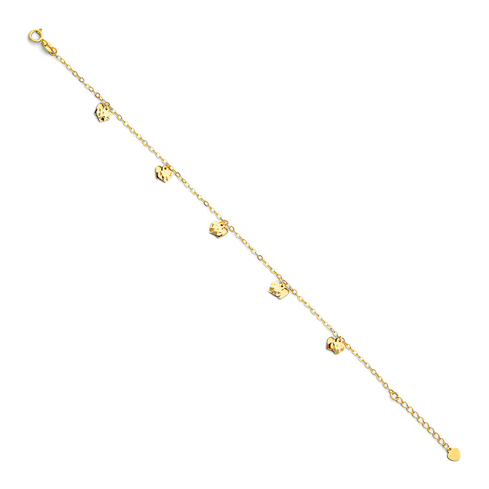 Fancy Bracelets & Anklets - 14K GOLD - AB37