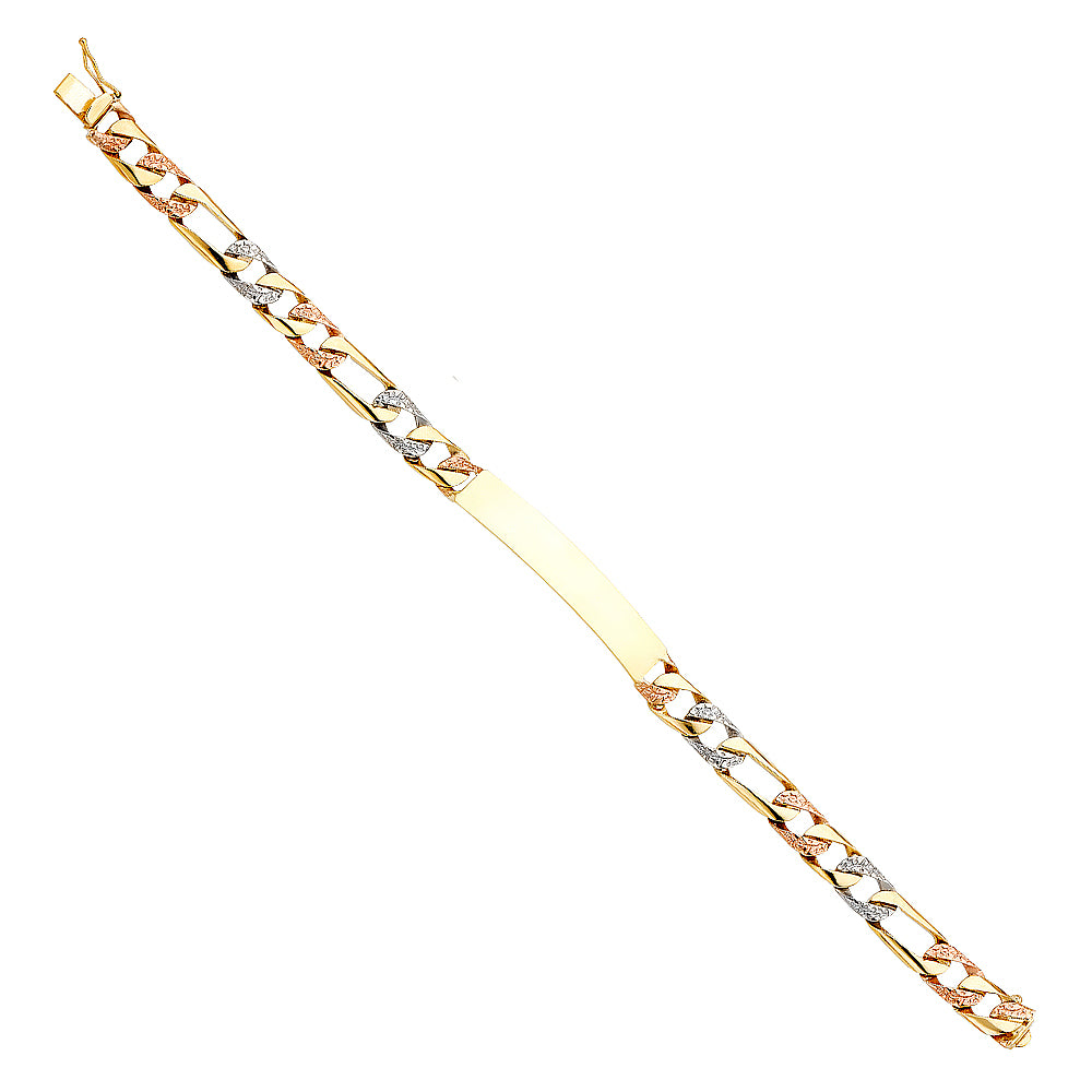 Men’s ID Bracelets - 14K GOLD - AB373