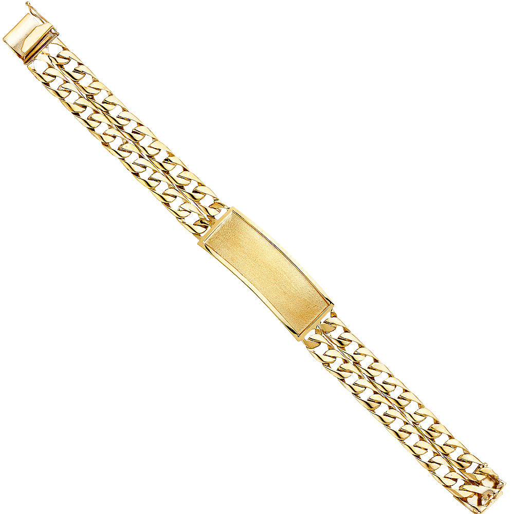 Men’s ID Bracelets - 14K GOLD - AB384