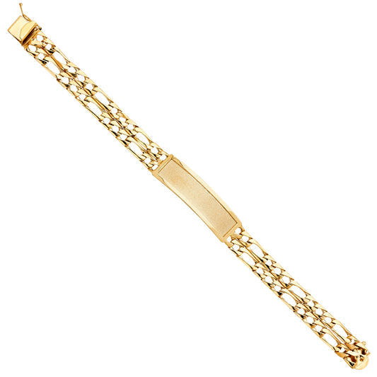 Men’s ID Bracelets - 14K GOLD - AB392
