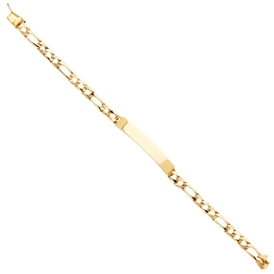 Men’s ID Bracelets - 14K GOLD - AB394