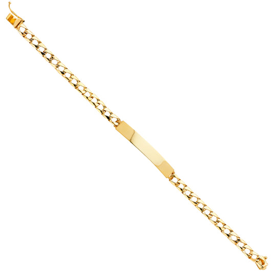 Men’s ID Bracelets - 14K GOLD - AB397