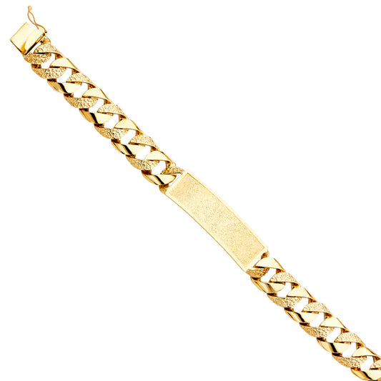 Men’s ID Bracelets - 14K GOLD - AB399
