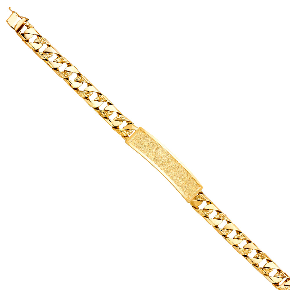 Men’s ID Bracelets - 14K GOLD - AB405