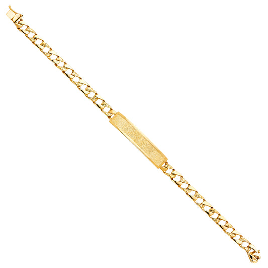 Men’s ID Bracelets - 14K GOLD - AB408
