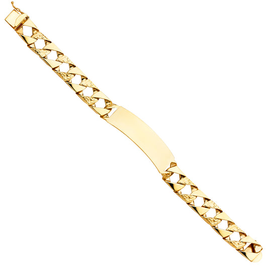 Men’s ID Bracelets - 14K GOLD - AB411