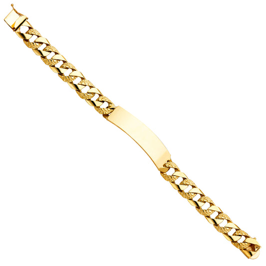 Men’s ID Bracelets - 14K GOLD - AB413