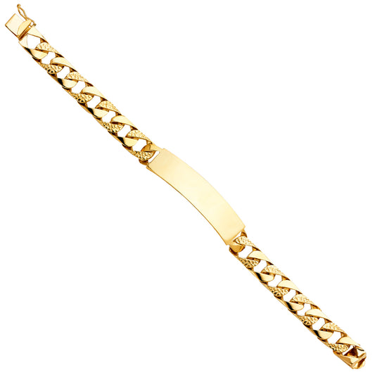 Men’s ID Bracelets - 14K GOLD - AB414