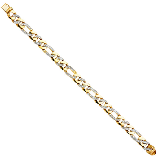 Men’s ID Bracelets - 14K GOLD - AB422