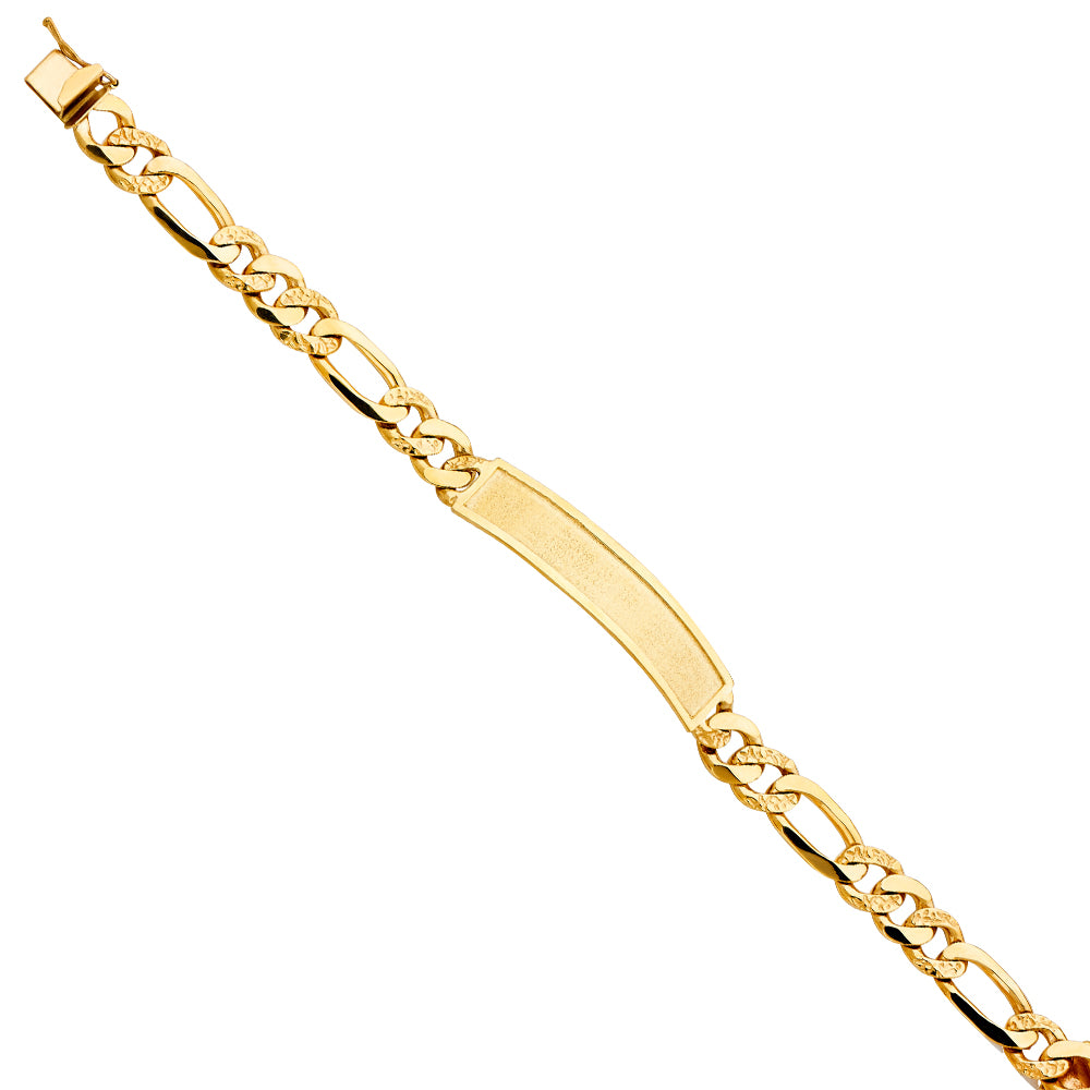 Men’s ID Bracelets - 14K GOLD - AB438