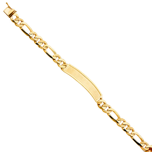Men’s ID Bracelets - 14K GOLD - AB438