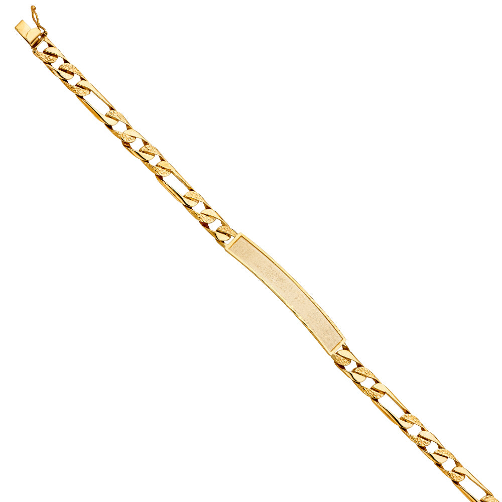 Men’s ID Bracelets - 14K GOLD - AB439