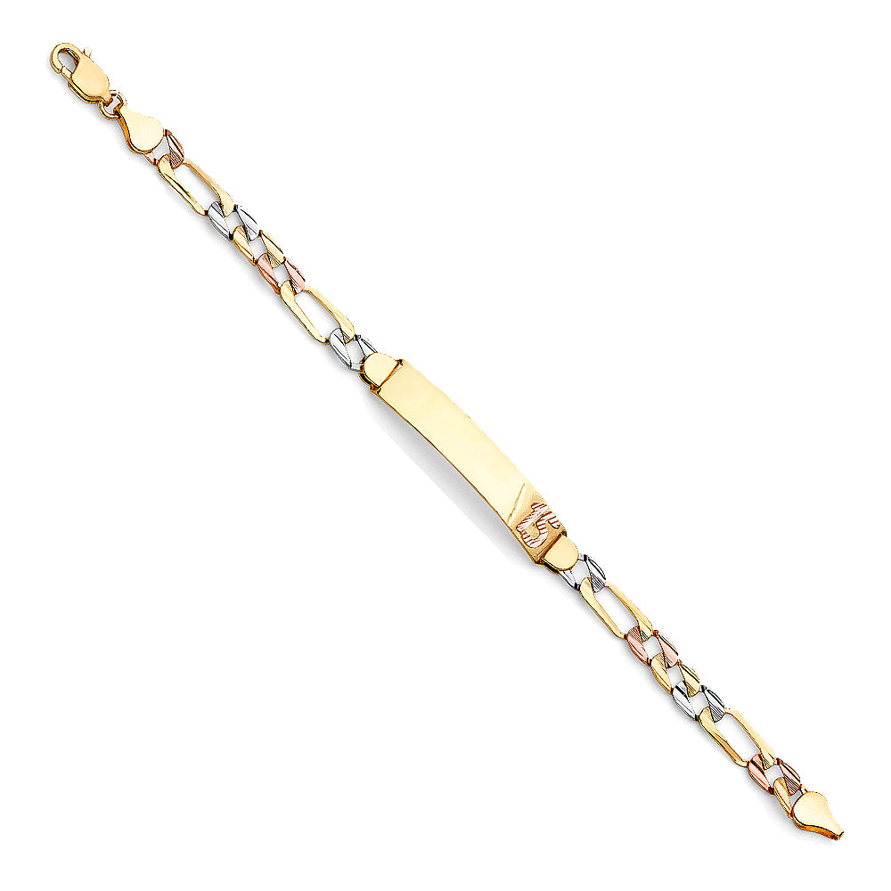 Link ID Bracelets - 14K GOLD - AB469
