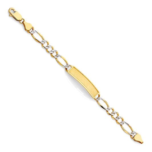 Link ID Bracelets - 14K GOLD - AB471