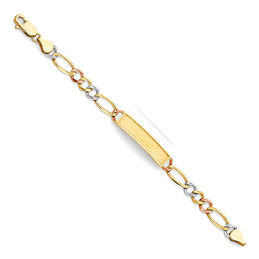 Link ID Bracelets - 14K GOLD - AB472