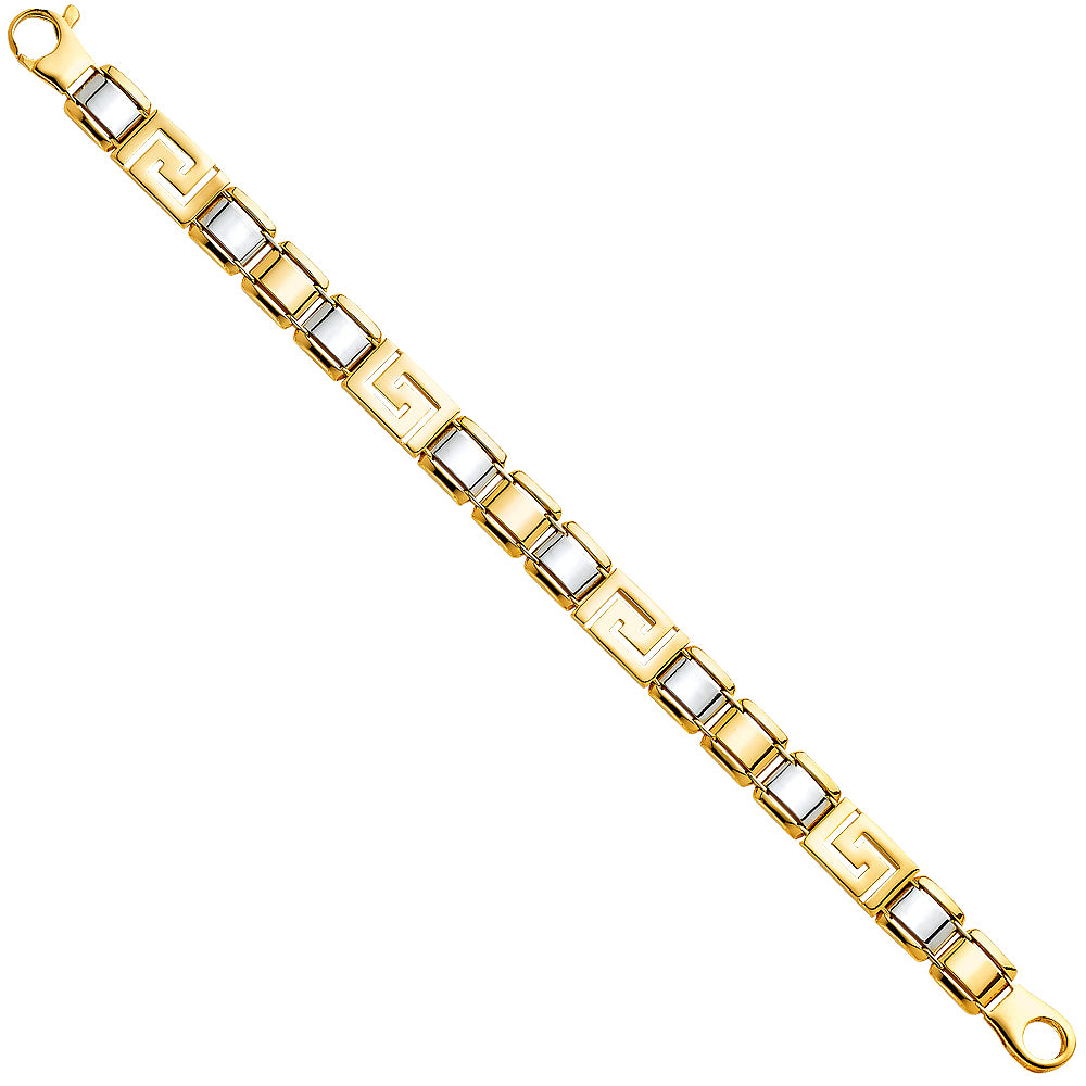 Fancy Men’s Bracelets - 14K GOLD - AB513