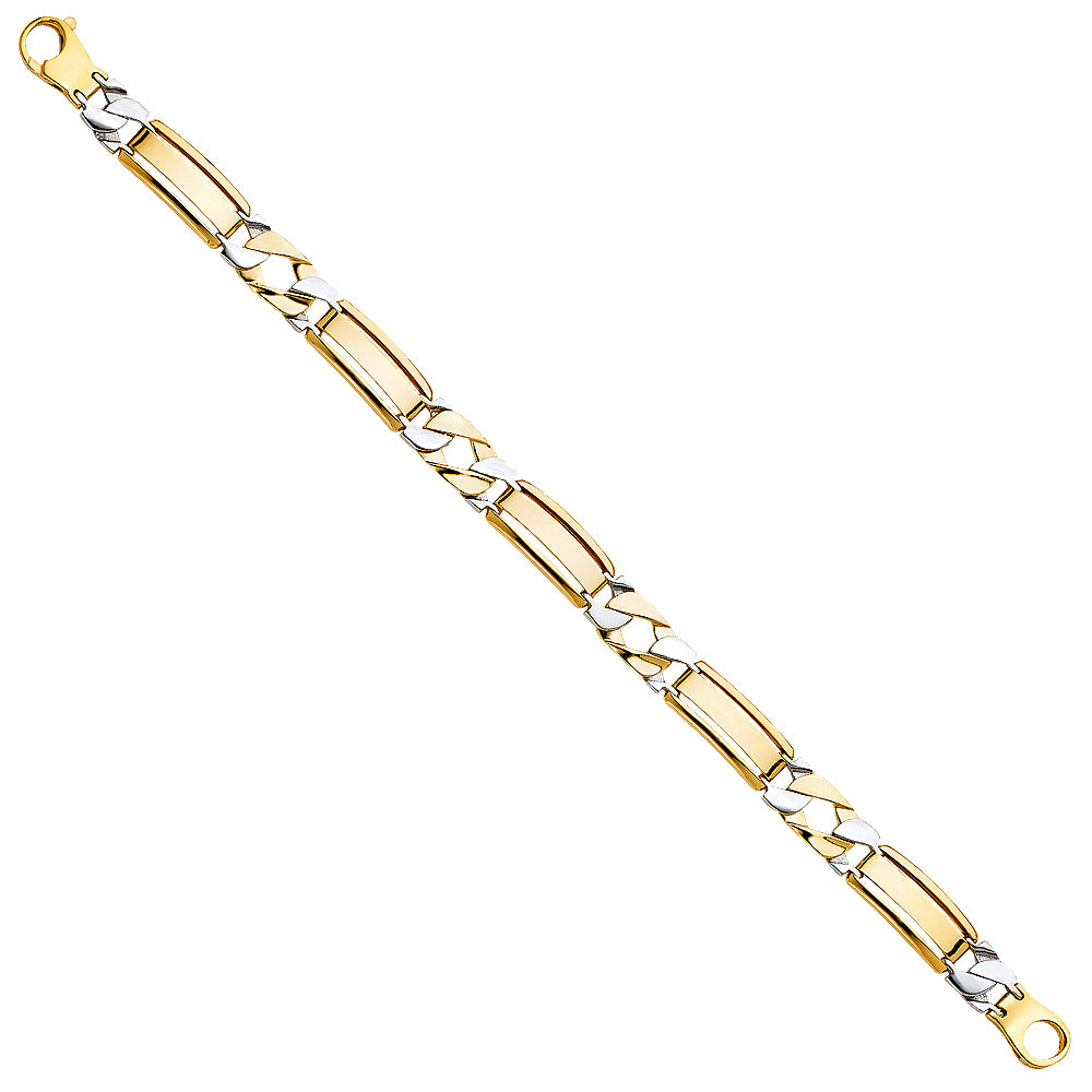 Fancy Men’s Bracelets - 14K GOLD - AB515